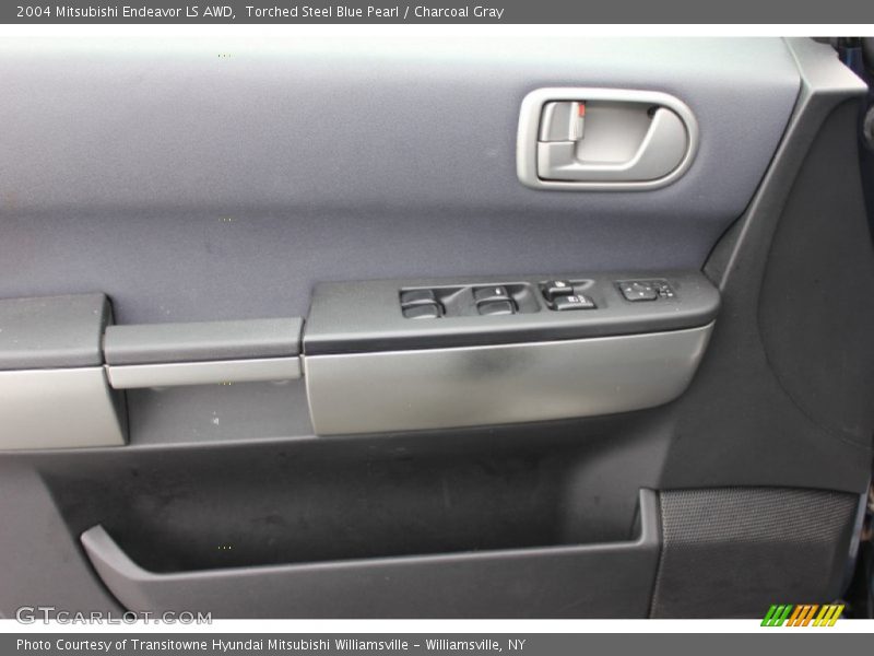 Torched Steel Blue Pearl / Charcoal Gray 2004 Mitsubishi Endeavor LS AWD