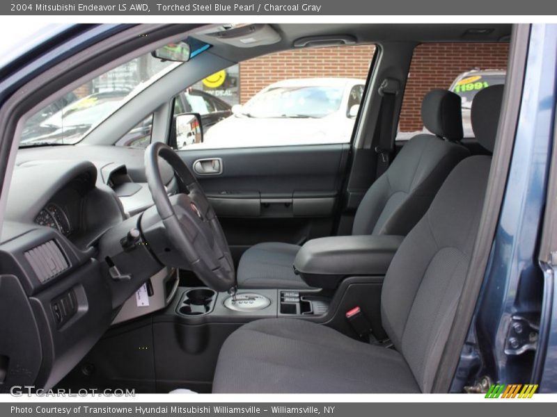 Torched Steel Blue Pearl / Charcoal Gray 2004 Mitsubishi Endeavor LS AWD