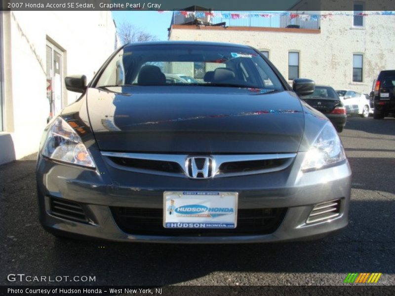 Graphite Pearl / Gray 2007 Honda Accord SE Sedan