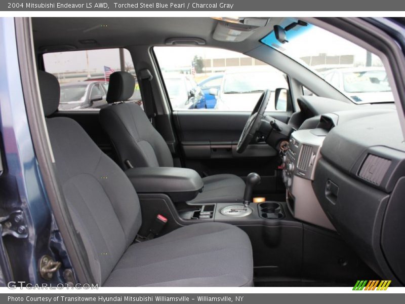 Torched Steel Blue Pearl / Charcoal Gray 2004 Mitsubishi Endeavor LS AWD
