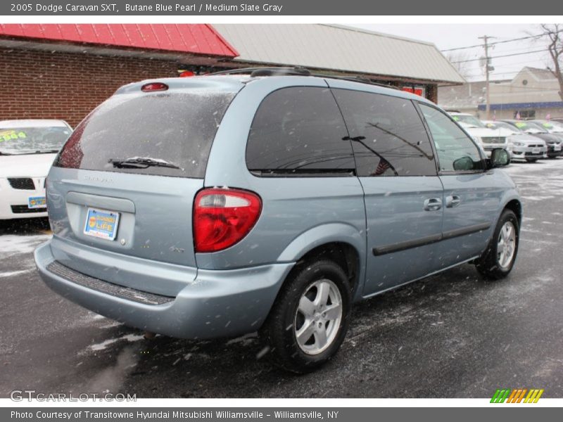 Butane Blue Pearl / Medium Slate Gray 2005 Dodge Caravan SXT