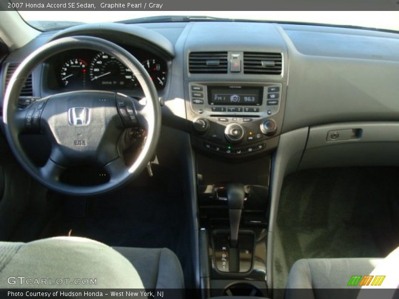 Graphite Pearl / Gray 2007 Honda Accord SE Sedan