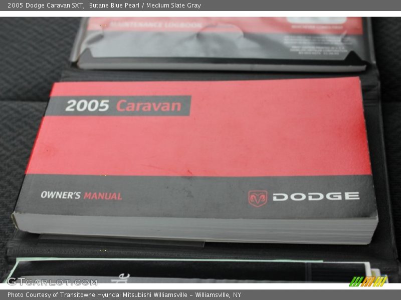Butane Blue Pearl / Medium Slate Gray 2005 Dodge Caravan SXT