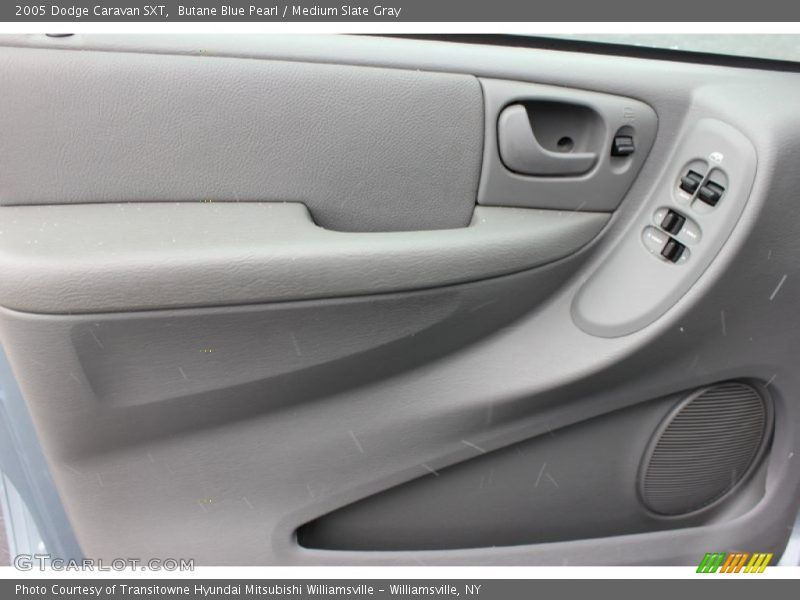 Butane Blue Pearl / Medium Slate Gray 2005 Dodge Caravan SXT