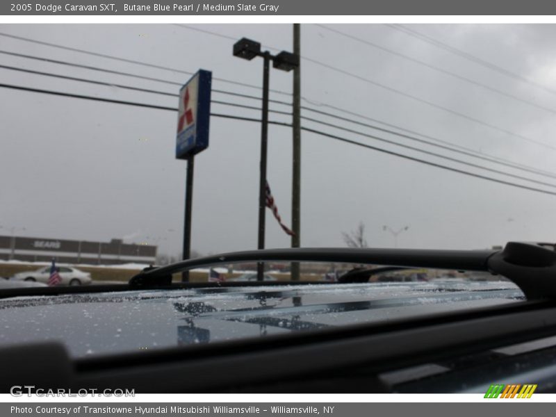 Butane Blue Pearl / Medium Slate Gray 2005 Dodge Caravan SXT