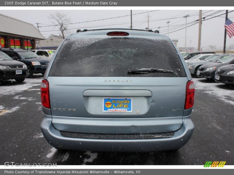 Butane Blue Pearl / Medium Slate Gray 2005 Dodge Caravan SXT