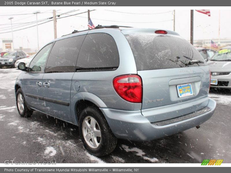 Butane Blue Pearl / Medium Slate Gray 2005 Dodge Caravan SXT