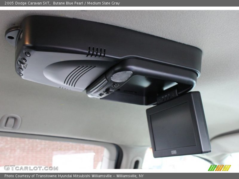 Butane Blue Pearl / Medium Slate Gray 2005 Dodge Caravan SXT