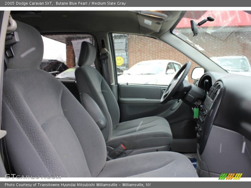 Butane Blue Pearl / Medium Slate Gray 2005 Dodge Caravan SXT