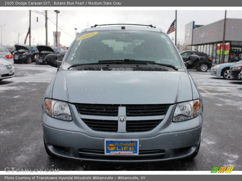 Butane Blue Pearl / Medium Slate Gray 2005 Dodge Caravan SXT