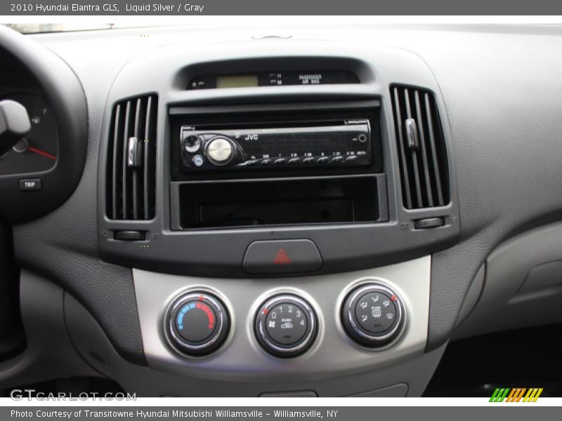 Liquid Silver / Gray 2010 Hyundai Elantra GLS