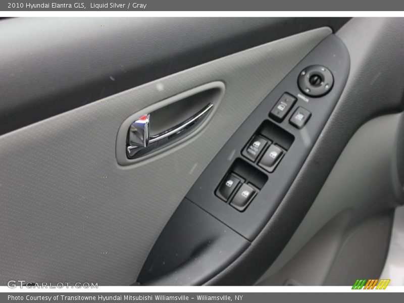 Liquid Silver / Gray 2010 Hyundai Elantra GLS