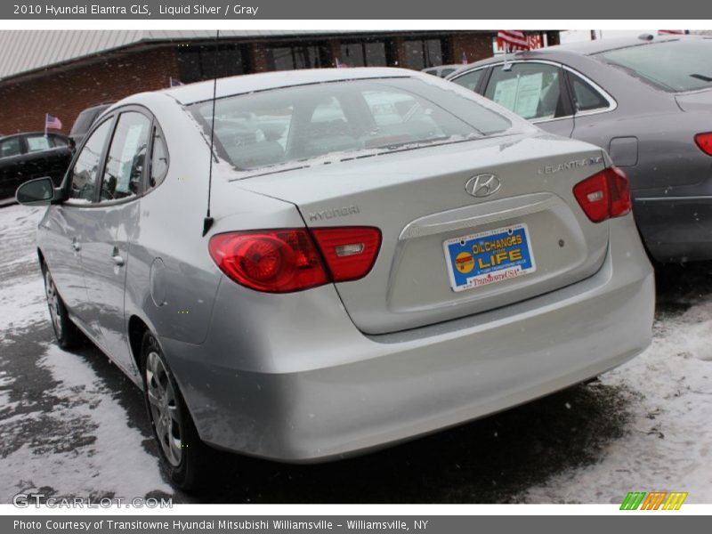 Liquid Silver / Gray 2010 Hyundai Elantra GLS