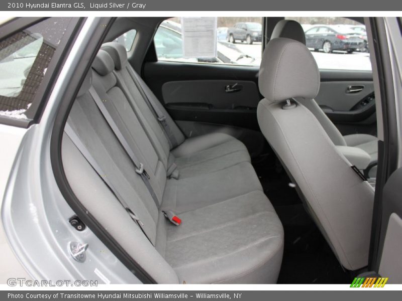 Liquid Silver / Gray 2010 Hyundai Elantra GLS