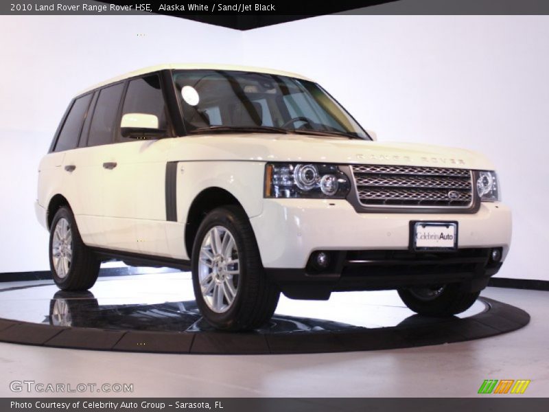 Alaska White / Sand/Jet Black 2010 Land Rover Range Rover HSE