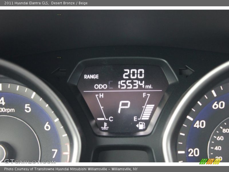 Desert Bronze / Beige 2011 Hyundai Elantra GLS