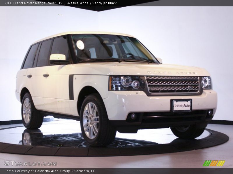 Alaska White / Sand/Jet Black 2010 Land Rover Range Rover HSE