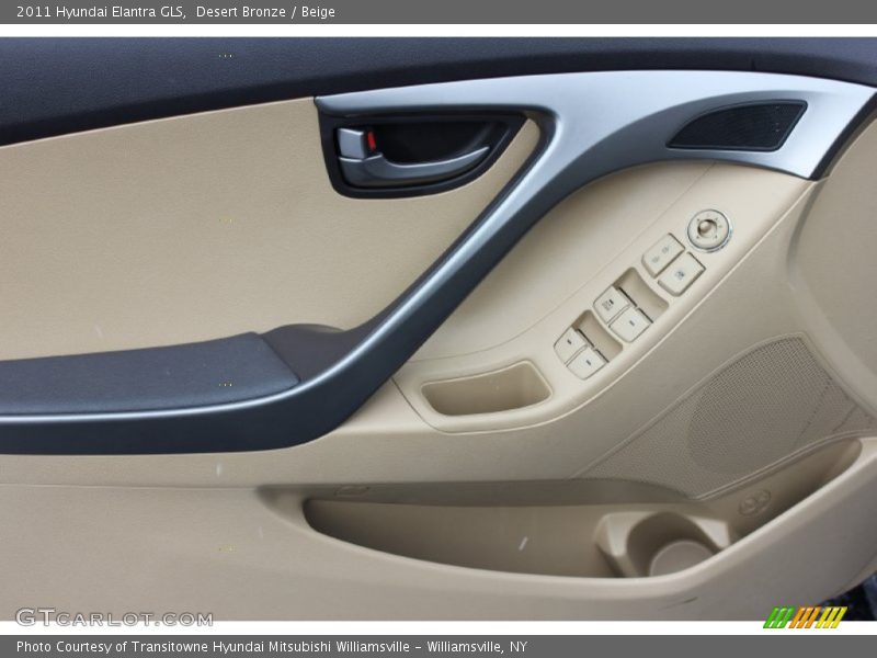 Desert Bronze / Beige 2011 Hyundai Elantra GLS