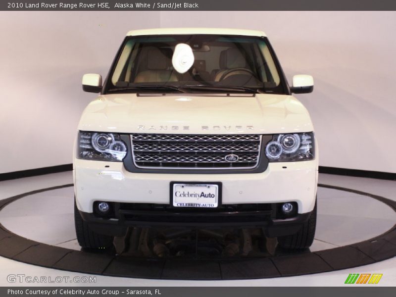 Alaska White / Sand/Jet Black 2010 Land Rover Range Rover HSE