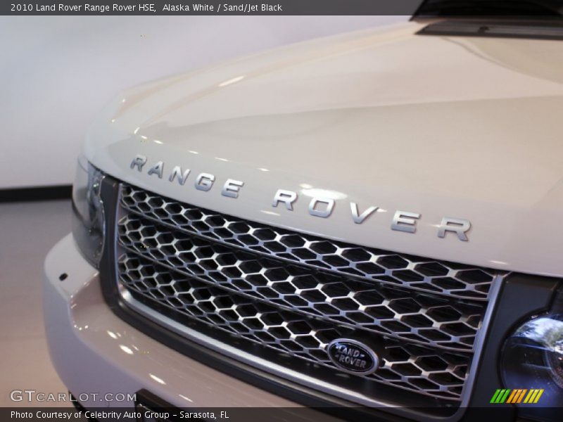 Alaska White / Sand/Jet Black 2010 Land Rover Range Rover HSE