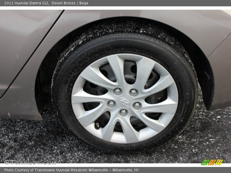 Desert Bronze / Beige 2011 Hyundai Elantra GLS