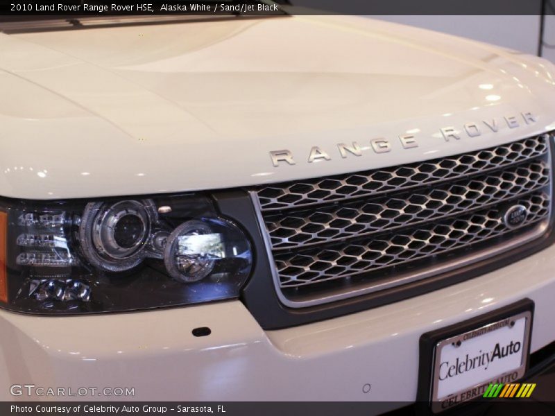 Alaska White / Sand/Jet Black 2010 Land Rover Range Rover HSE