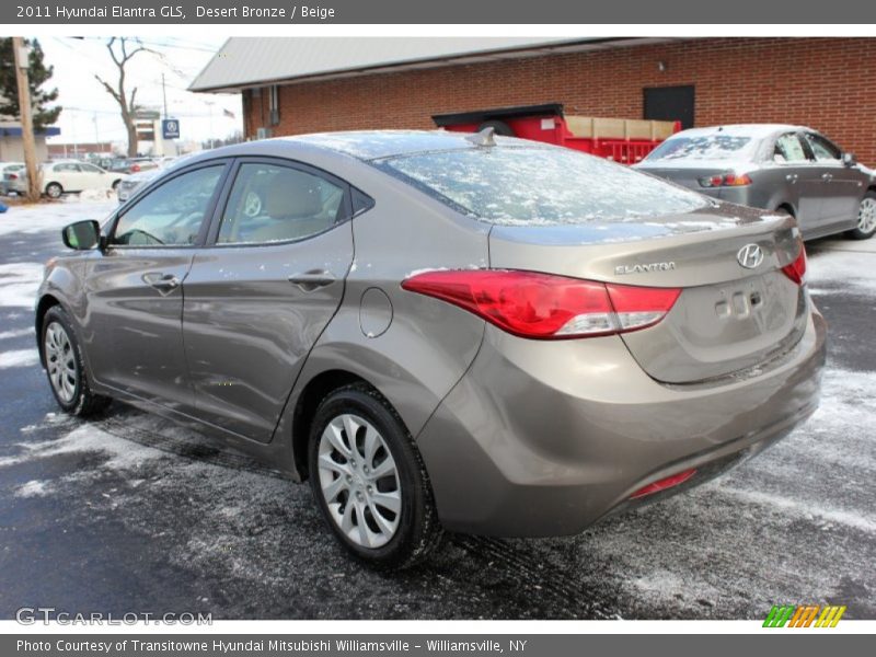 Desert Bronze / Beige 2011 Hyundai Elantra GLS
