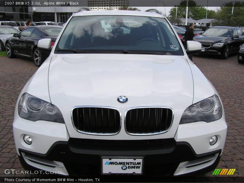 Alpine White / Black 2007 BMW X5 3.0si