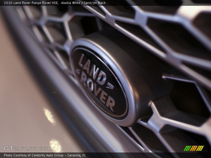 Alaska White / Sand/Jet Black 2010 Land Rover Range Rover HSE