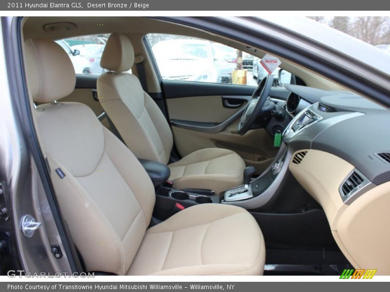 Desert Bronze / Beige 2011 Hyundai Elantra GLS