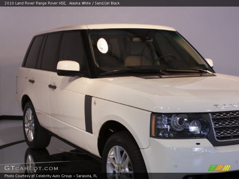 Alaska White / Sand/Jet Black 2010 Land Rover Range Rover HSE
