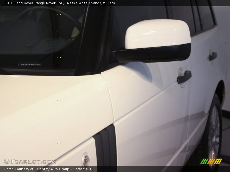 Alaska White / Sand/Jet Black 2010 Land Rover Range Rover HSE