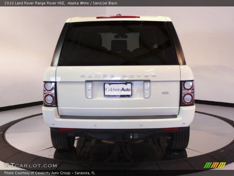 Alaska White / Sand/Jet Black 2010 Land Rover Range Rover HSE