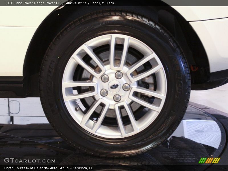 Alaska White / Sand/Jet Black 2010 Land Rover Range Rover HSE