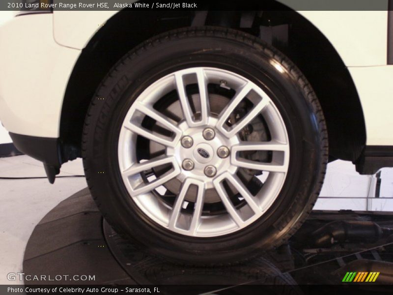 Alaska White / Sand/Jet Black 2010 Land Rover Range Rover HSE