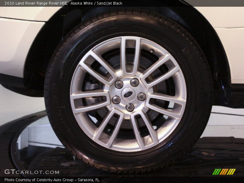 Alaska White / Sand/Jet Black 2010 Land Rover Range Rover HSE