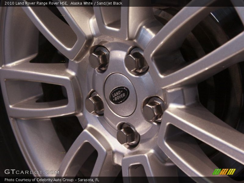 Alaska White / Sand/Jet Black 2010 Land Rover Range Rover HSE