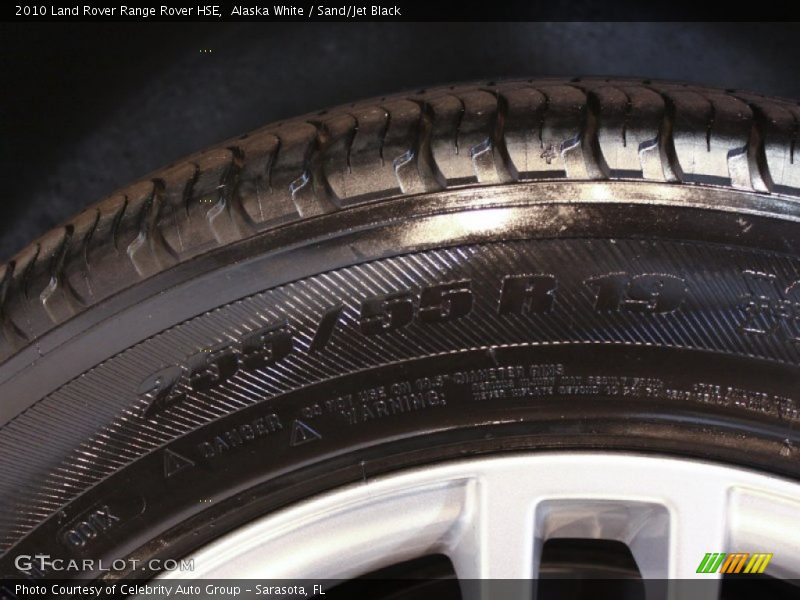 Alaska White / Sand/Jet Black 2010 Land Rover Range Rover HSE