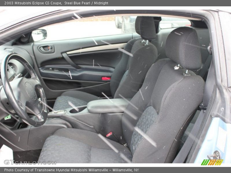Steel Blue Pearl / Midnight 2003 Mitsubishi Eclipse GS Coupe