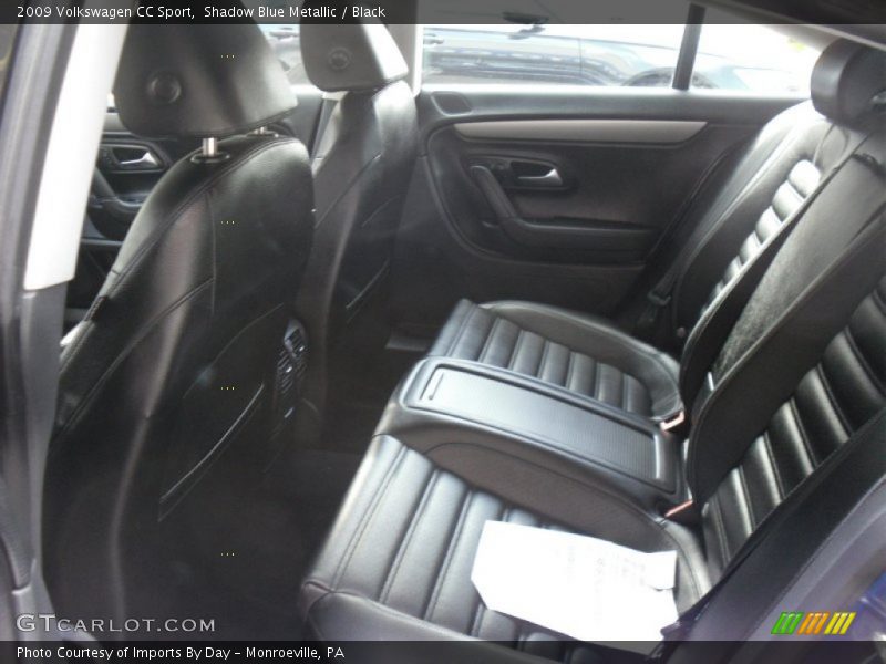 Shadow Blue Metallic / Black 2009 Volkswagen CC Sport