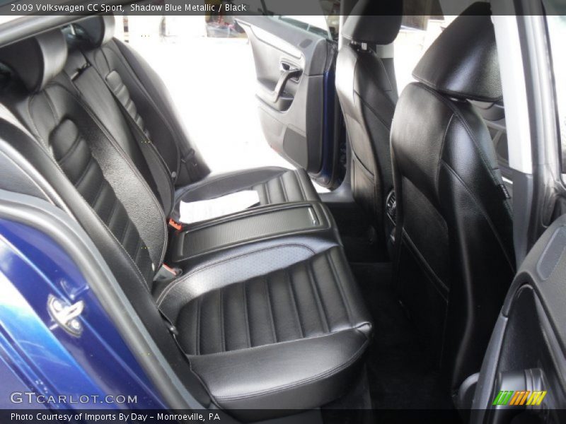 Shadow Blue Metallic / Black 2009 Volkswagen CC Sport
