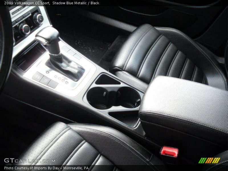 Shadow Blue Metallic / Black 2009 Volkswagen CC Sport