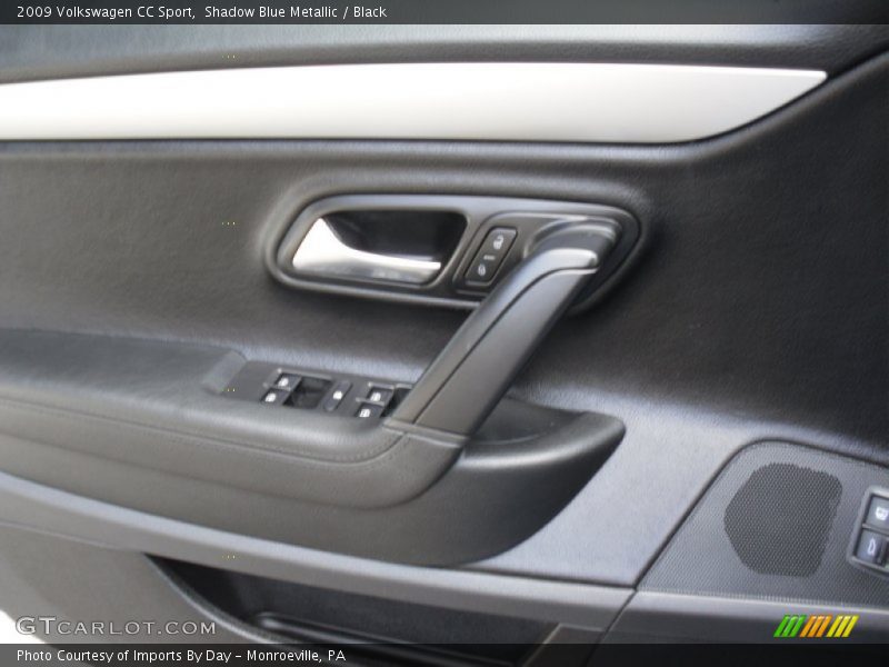Shadow Blue Metallic / Black 2009 Volkswagen CC Sport