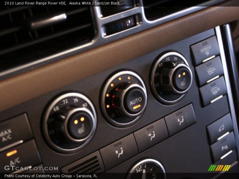 Alaska White / Sand/Jet Black 2010 Land Rover Range Rover HSE