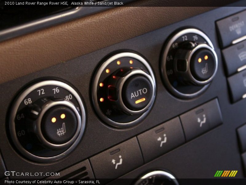 Alaska White / Sand/Jet Black 2010 Land Rover Range Rover HSE