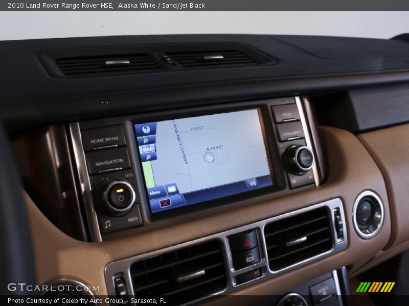 Alaska White / Sand/Jet Black 2010 Land Rover Range Rover HSE