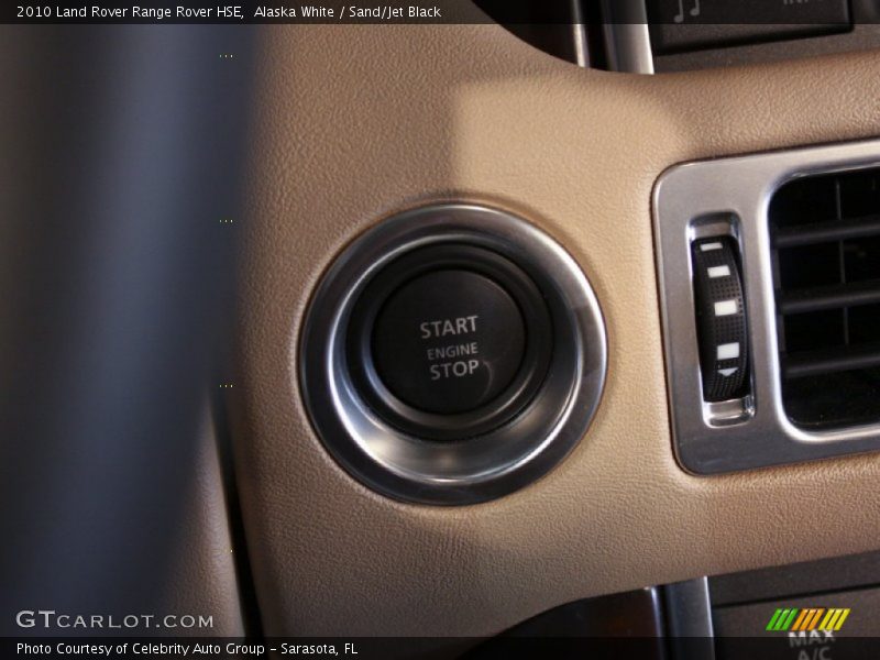 Alaska White / Sand/Jet Black 2010 Land Rover Range Rover HSE