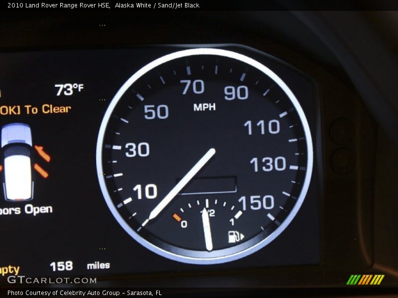 Alaska White / Sand/Jet Black 2010 Land Rover Range Rover HSE