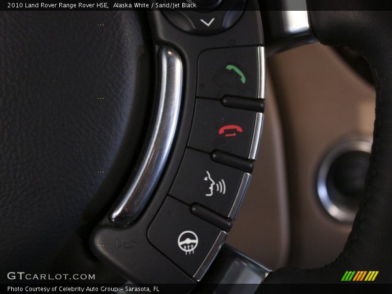 Alaska White / Sand/Jet Black 2010 Land Rover Range Rover HSE