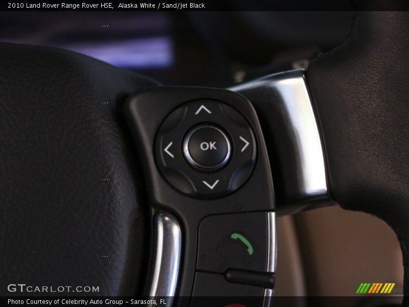 Alaska White / Sand/Jet Black 2010 Land Rover Range Rover HSE